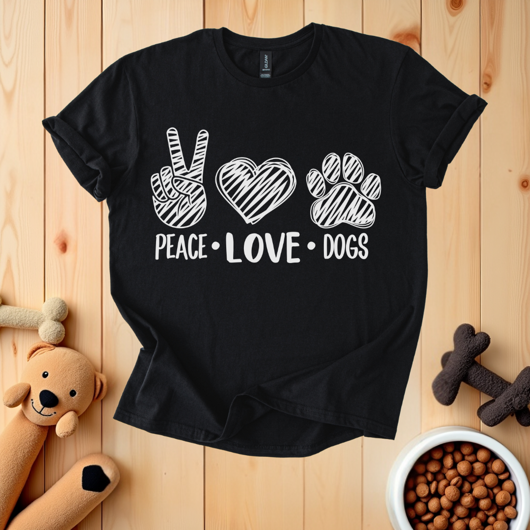 Peace Love Dogs T-Shirt
