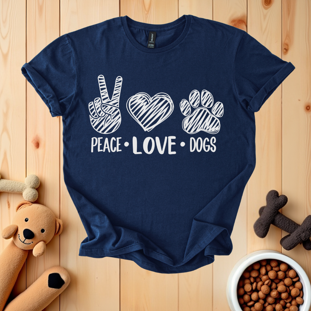 Peace Love Dogs T-Shirt