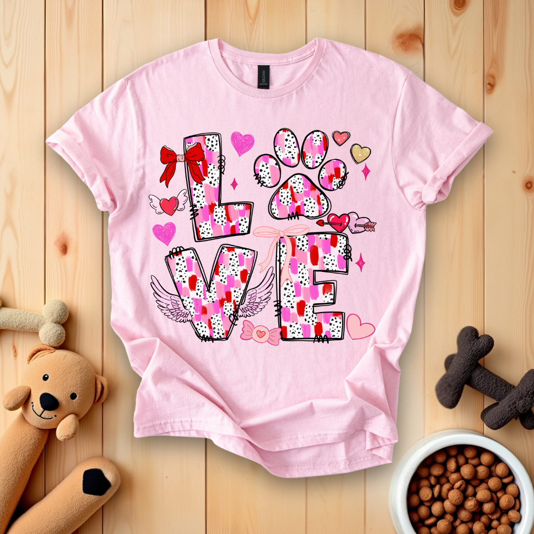 Valentines Day Dog Love T-Shirt