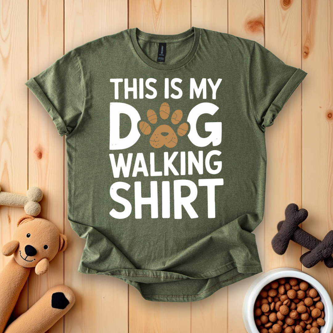 This Is My Dog Walking T-Shirt