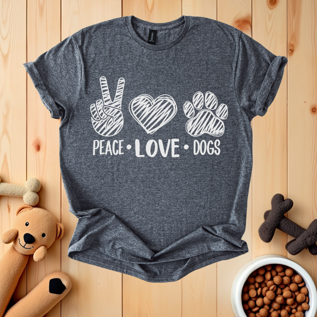Peace Love Dogs T-Shirt