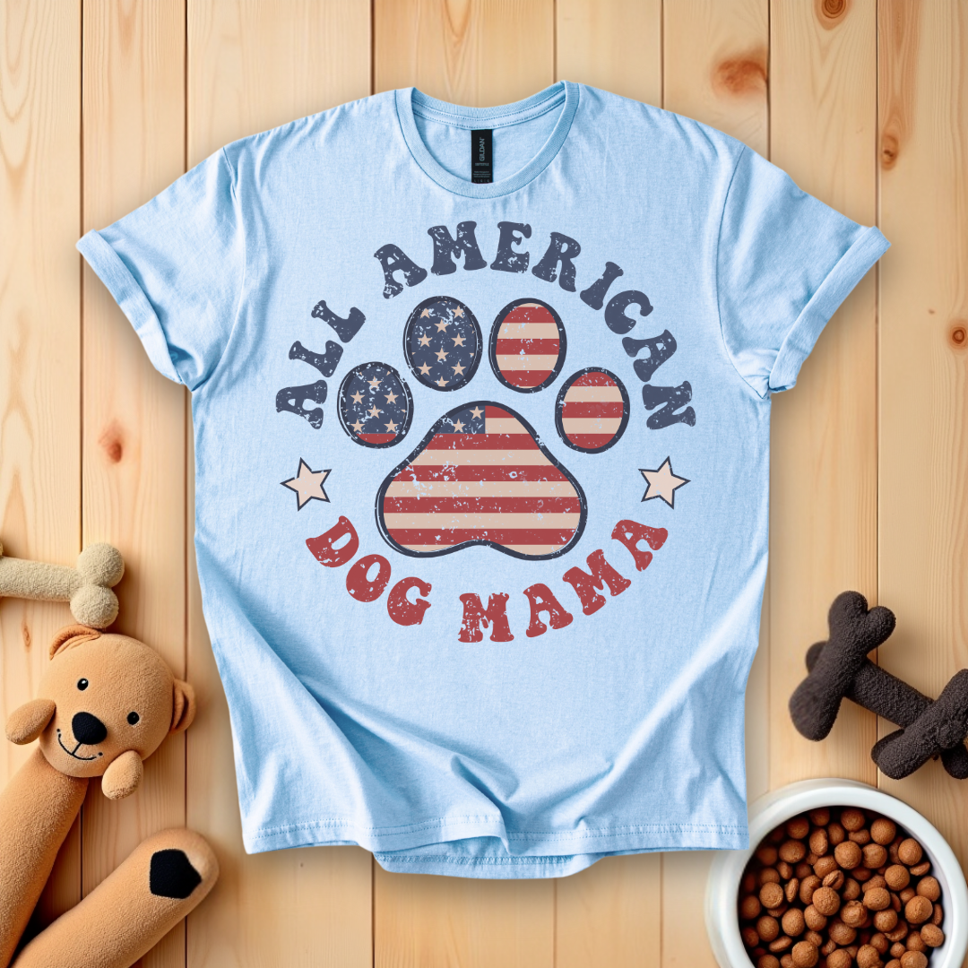 All American Dog Mama T-Shirt