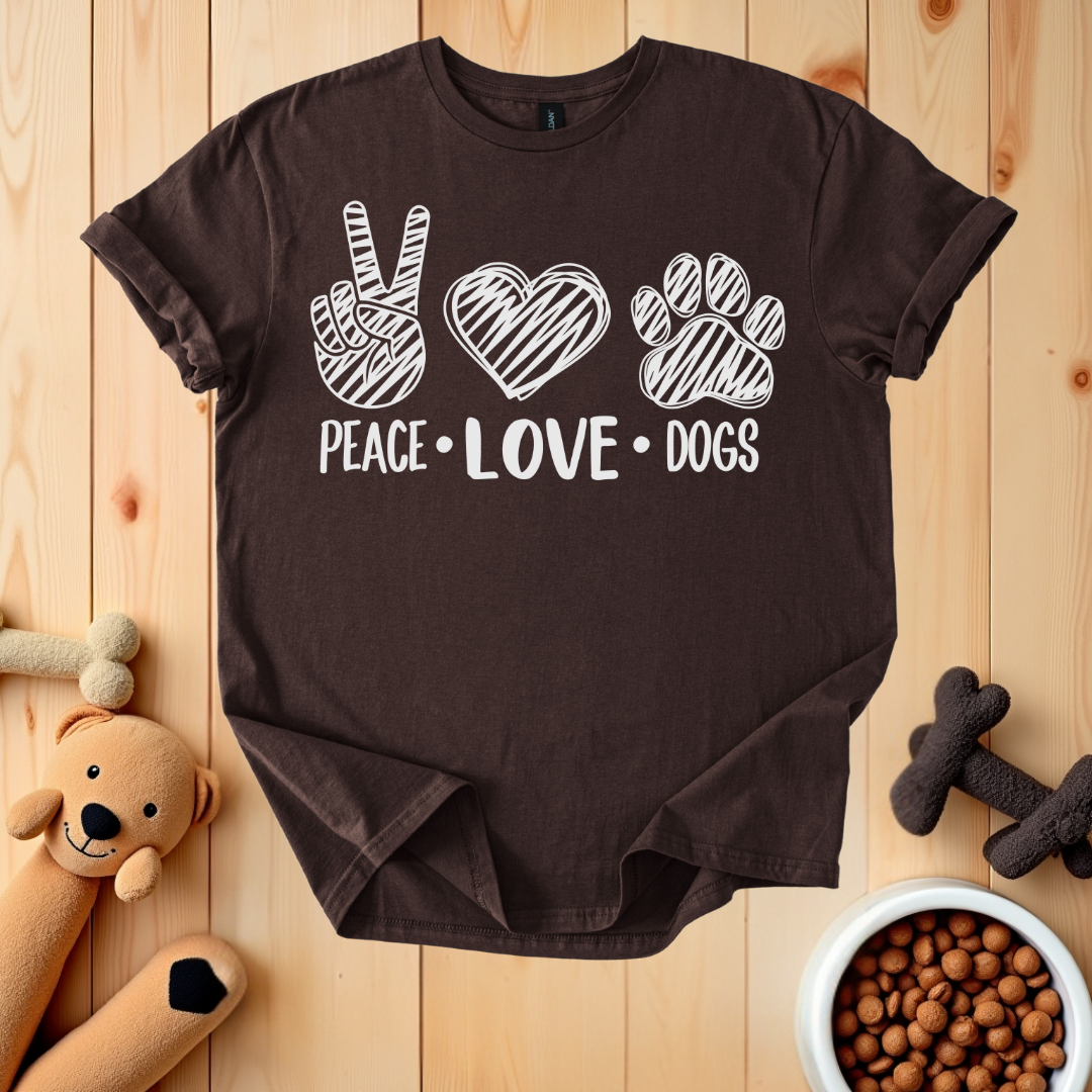 Peace Love Dogs T-Shirt