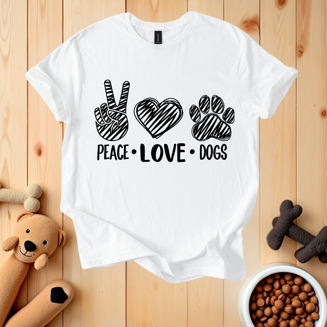 Peace Love Dogs T-Shirt