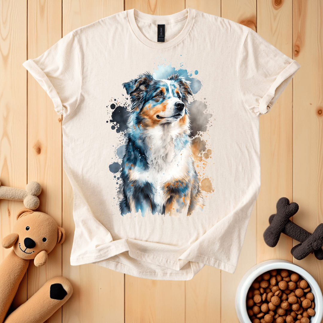 Natural / S Australian Shepherd Dog T-Shirt