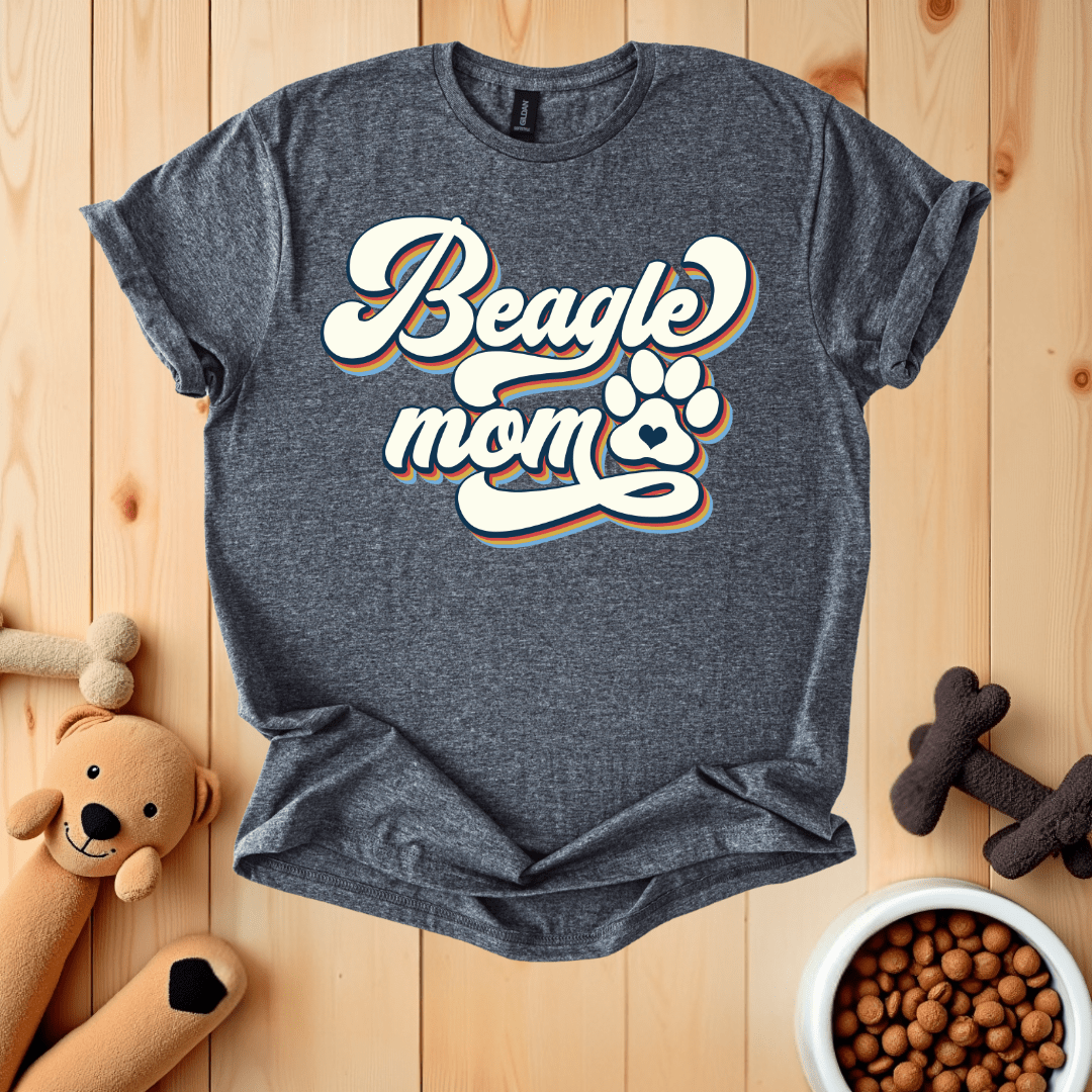 Dark Heather / S Beagle Mom T-Shirt