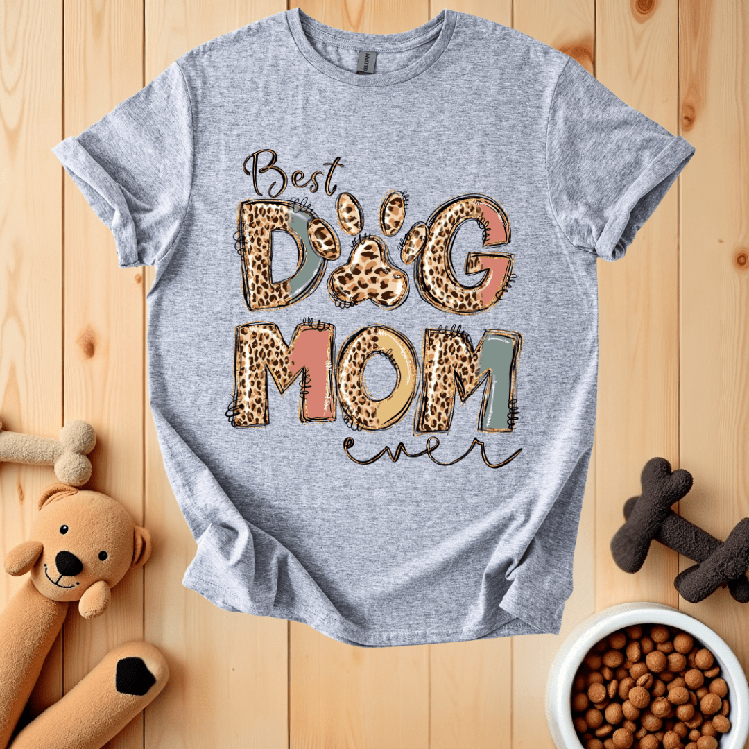 Sport Grey / S Best Dog Mom Ever T-Shirt
