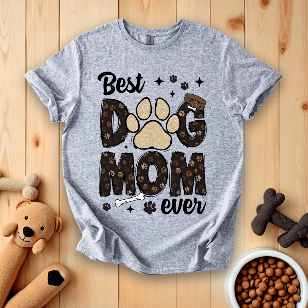 Sport Grey / S Best Dog Mom Ever T-Shirt