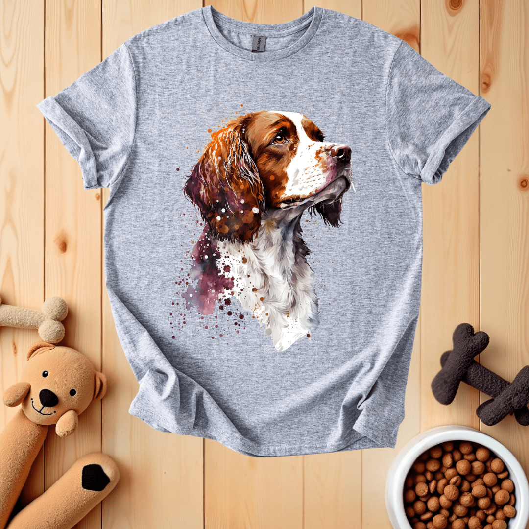 Sport Grey / S Brittany Dog T-Shirt