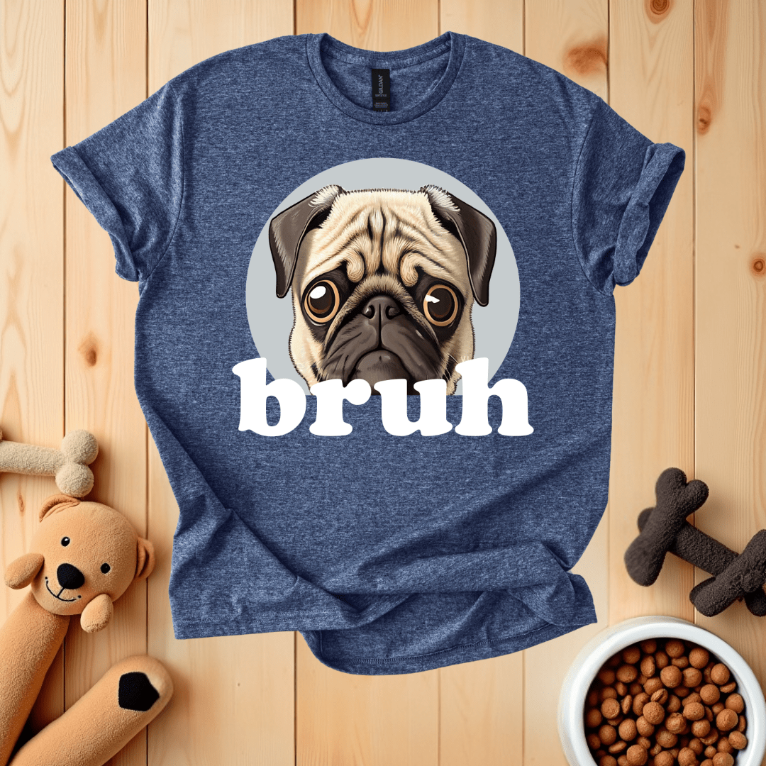 Heather Navy / S Bruh T-Shirt