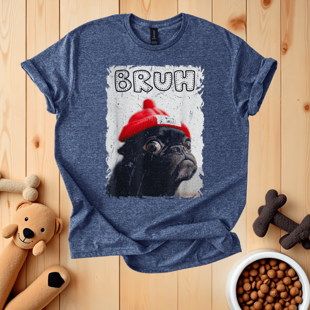 Heather Navy / S Bruh T-Shirt