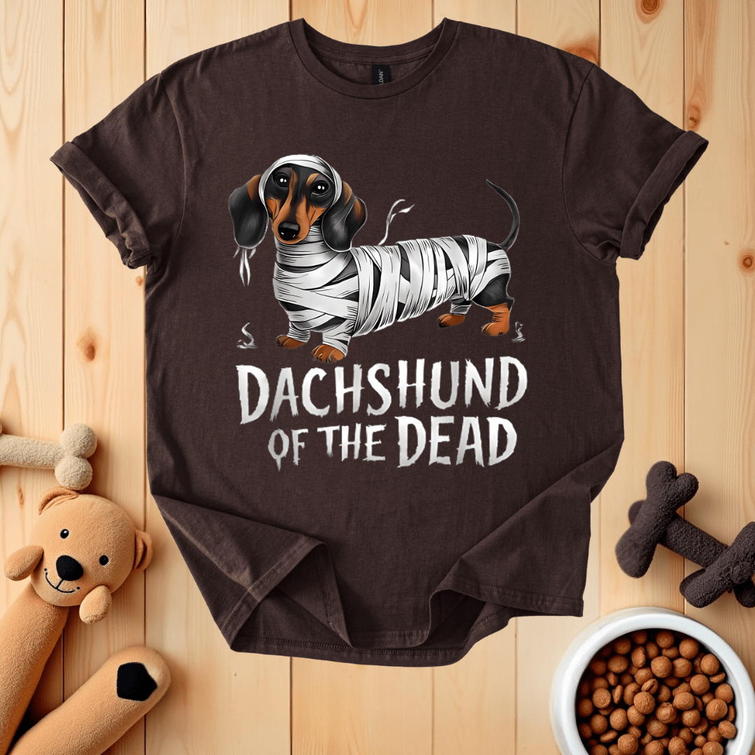 Dark Chocolate / S Dachshund Of The Dead T-Shirt