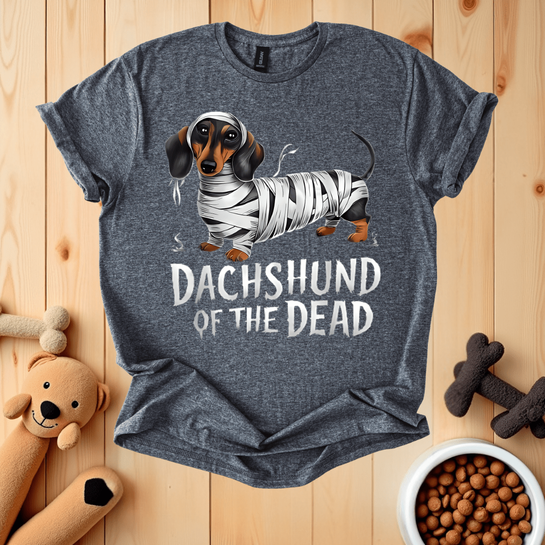 Dark Heather / S Dachshund Of The Dead T-Shirt