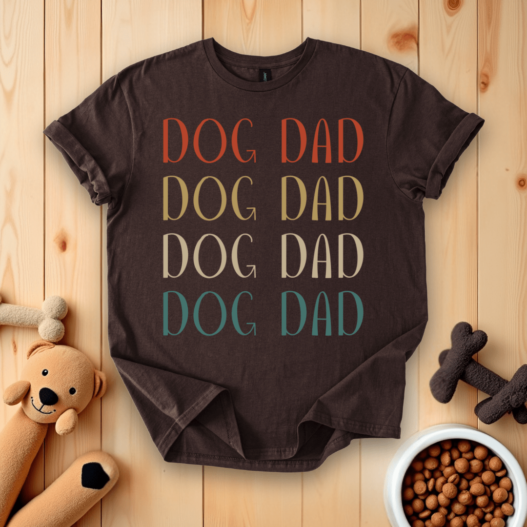 Dark Chocolate / S Dog Dad T-Shirt