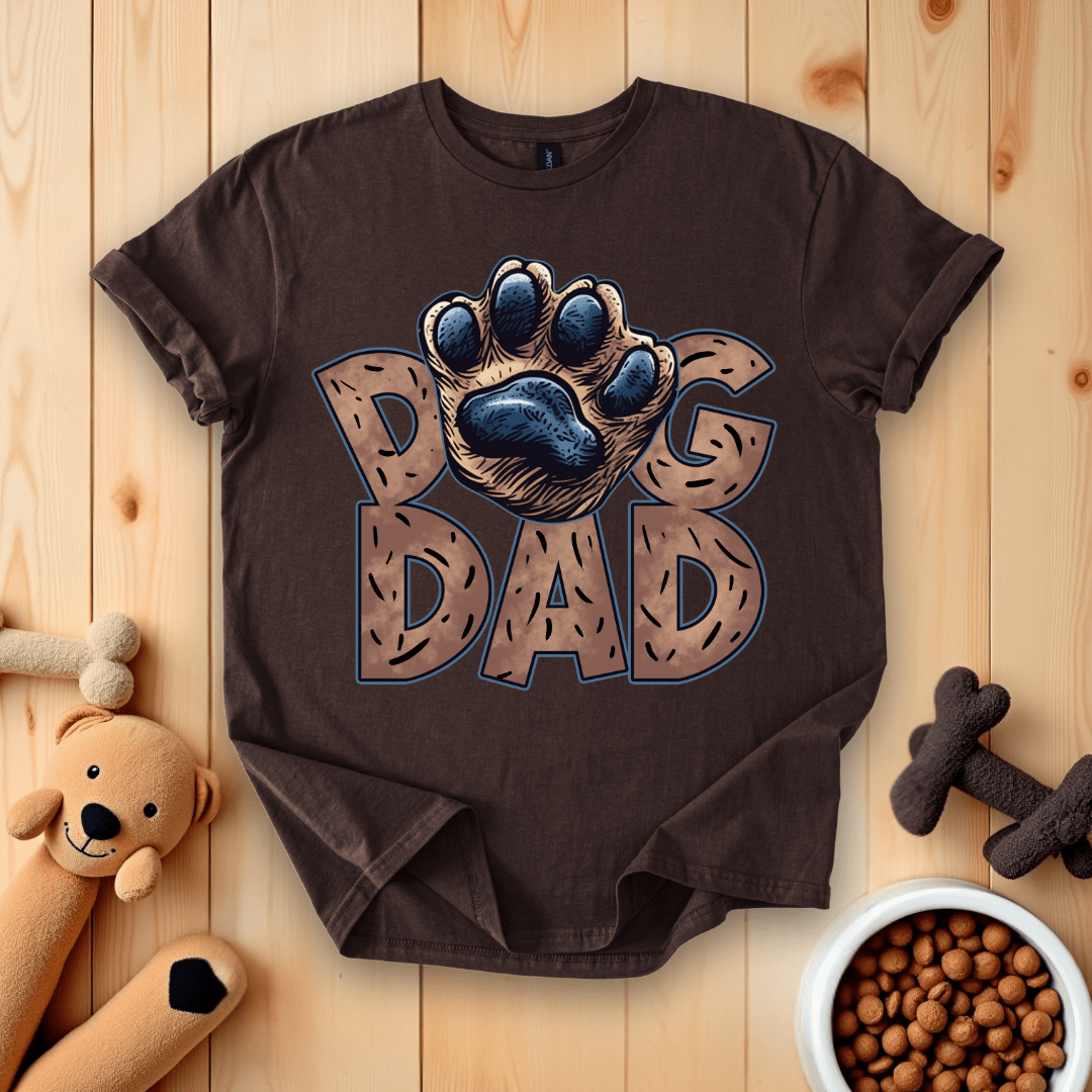 Dark Chocolate / S Dog Dad T-Shirt