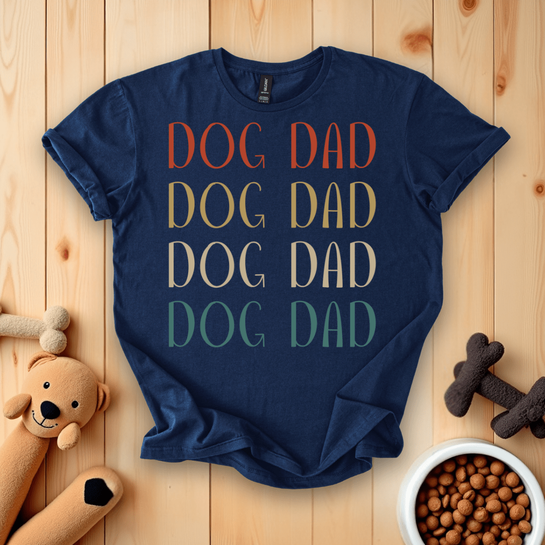 Navy / S Dog Dad T-Shirt