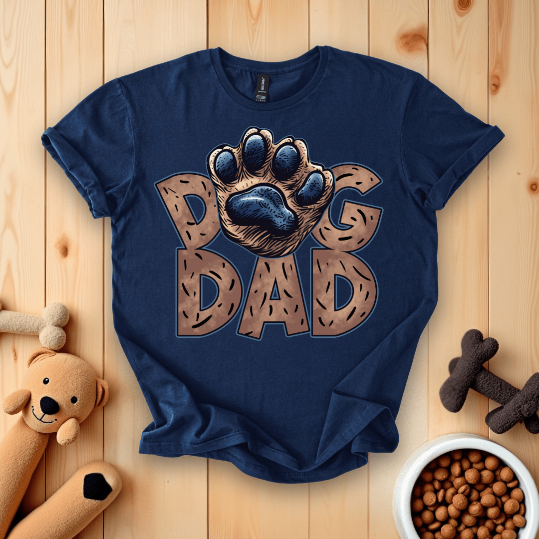 Navy / S Dog Dad T-Shirt