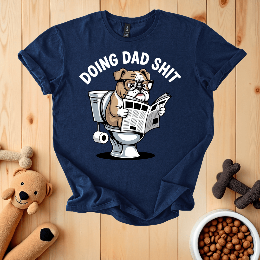 Navy / S Doing Dad Shit T-Shirt