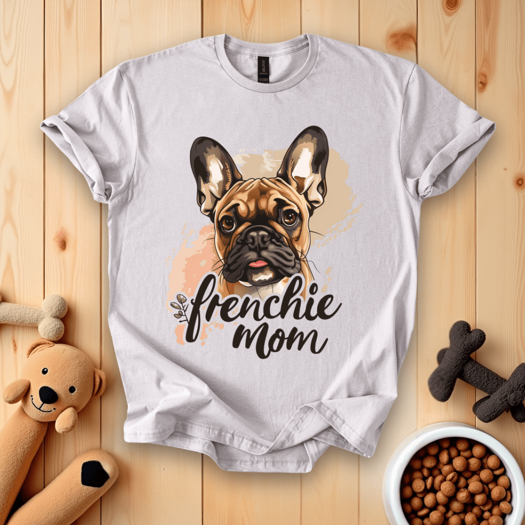Ice Grey / S Frenchie Mom T-Shirt