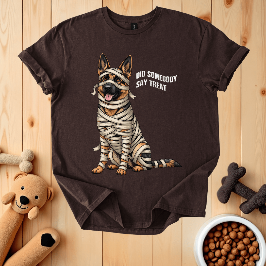 Dark Chocolate / S German Shepherd Mummy T-Shirt