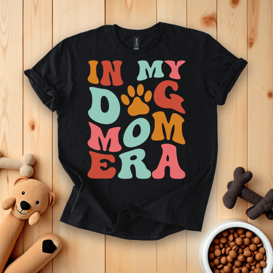 Black / S In My Dog Mom Era T-Shirt