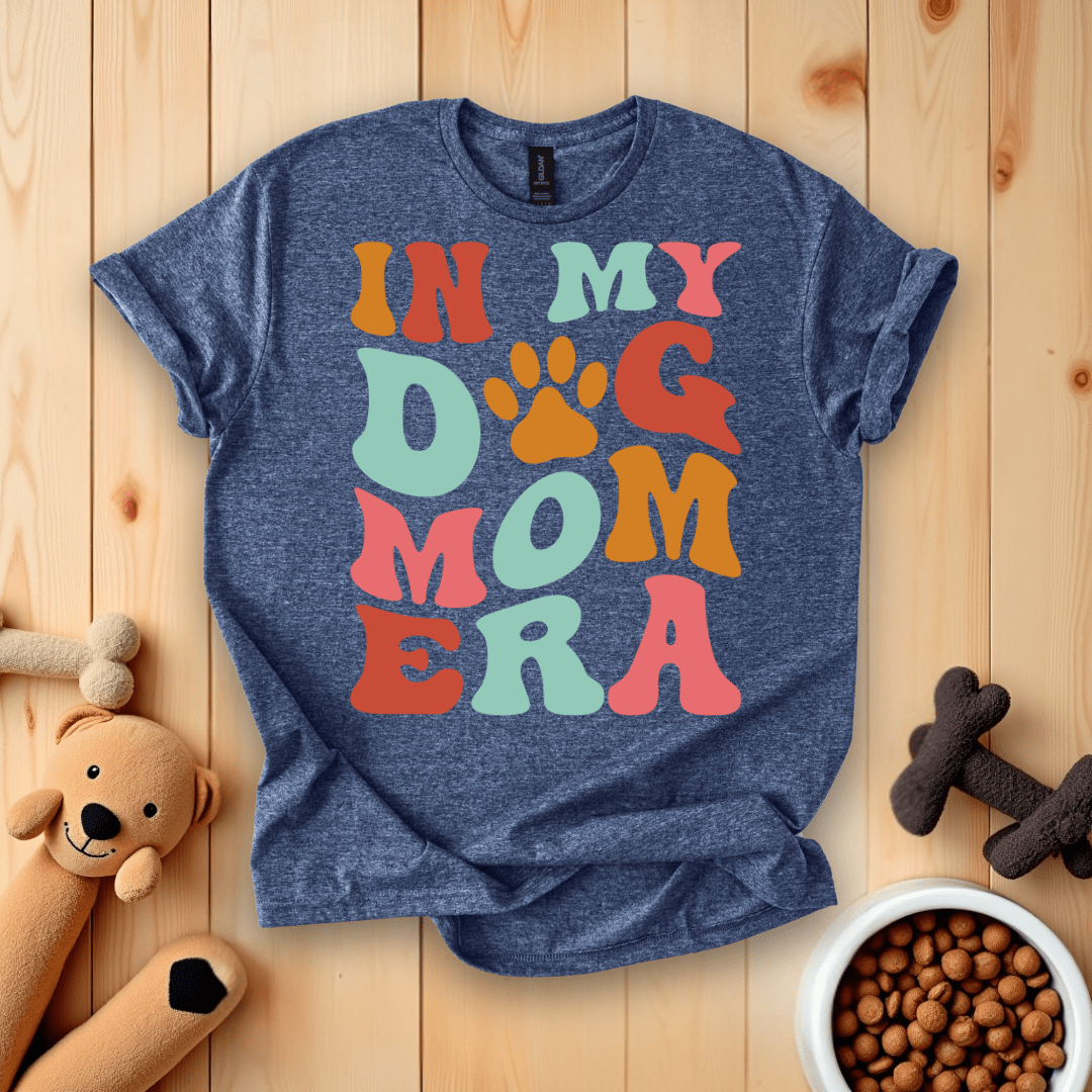 Heather Navy / S In My Dog Mom Era T-Shirt