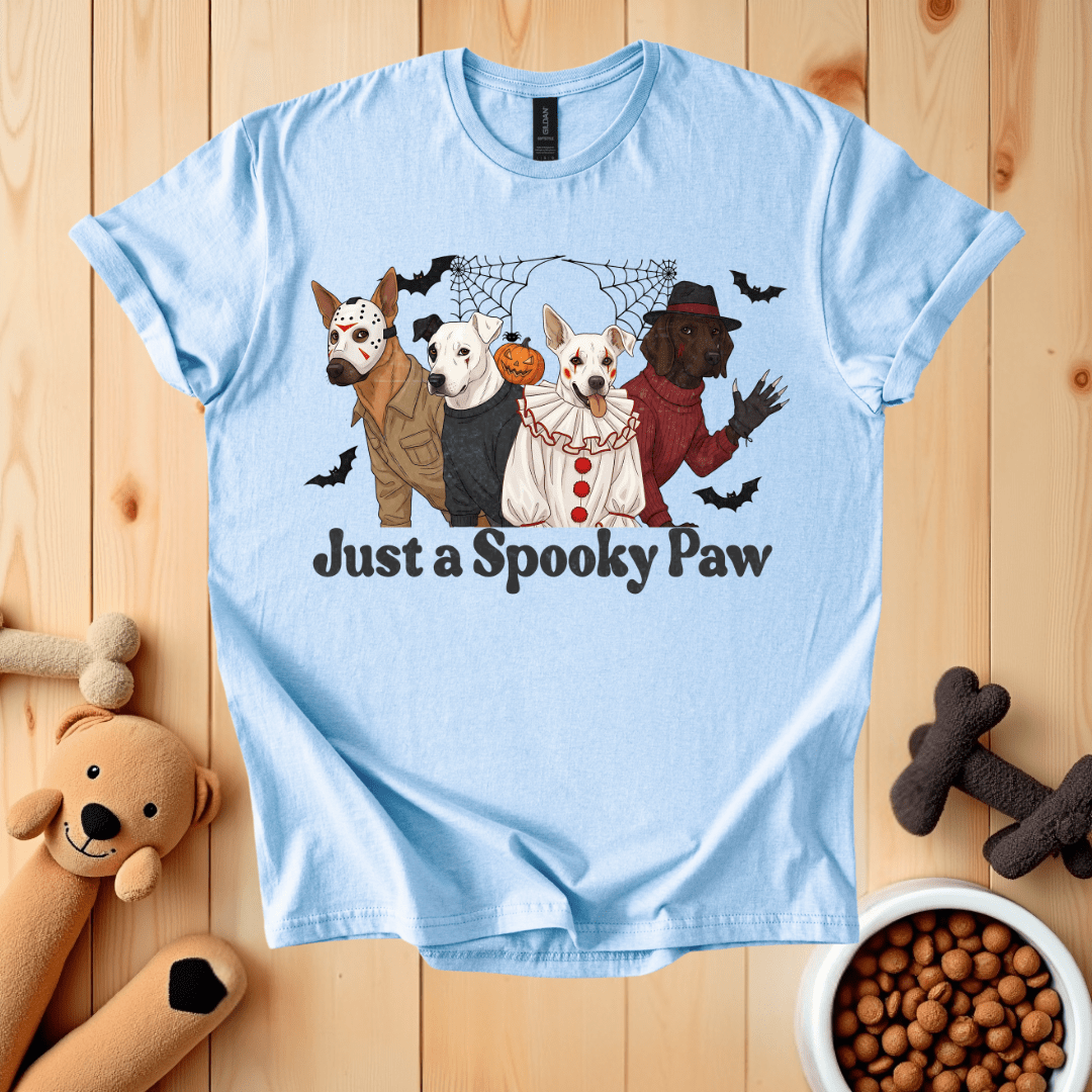 Light Blue / S Just A Spooky Paw T-Shirt