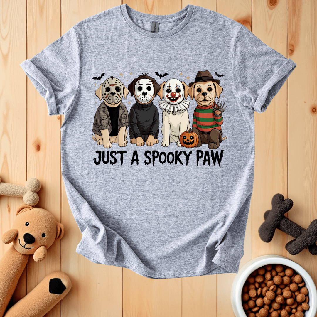 Sport Grey / S Just A Spooky Paw T-Shirt