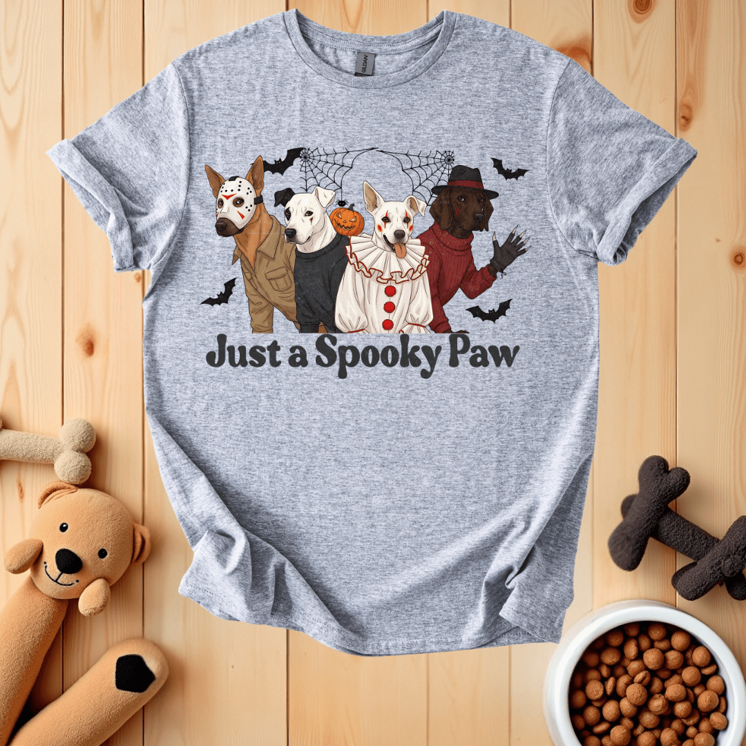 Sport Grey / S Just A Spooky Paw T-Shirt
