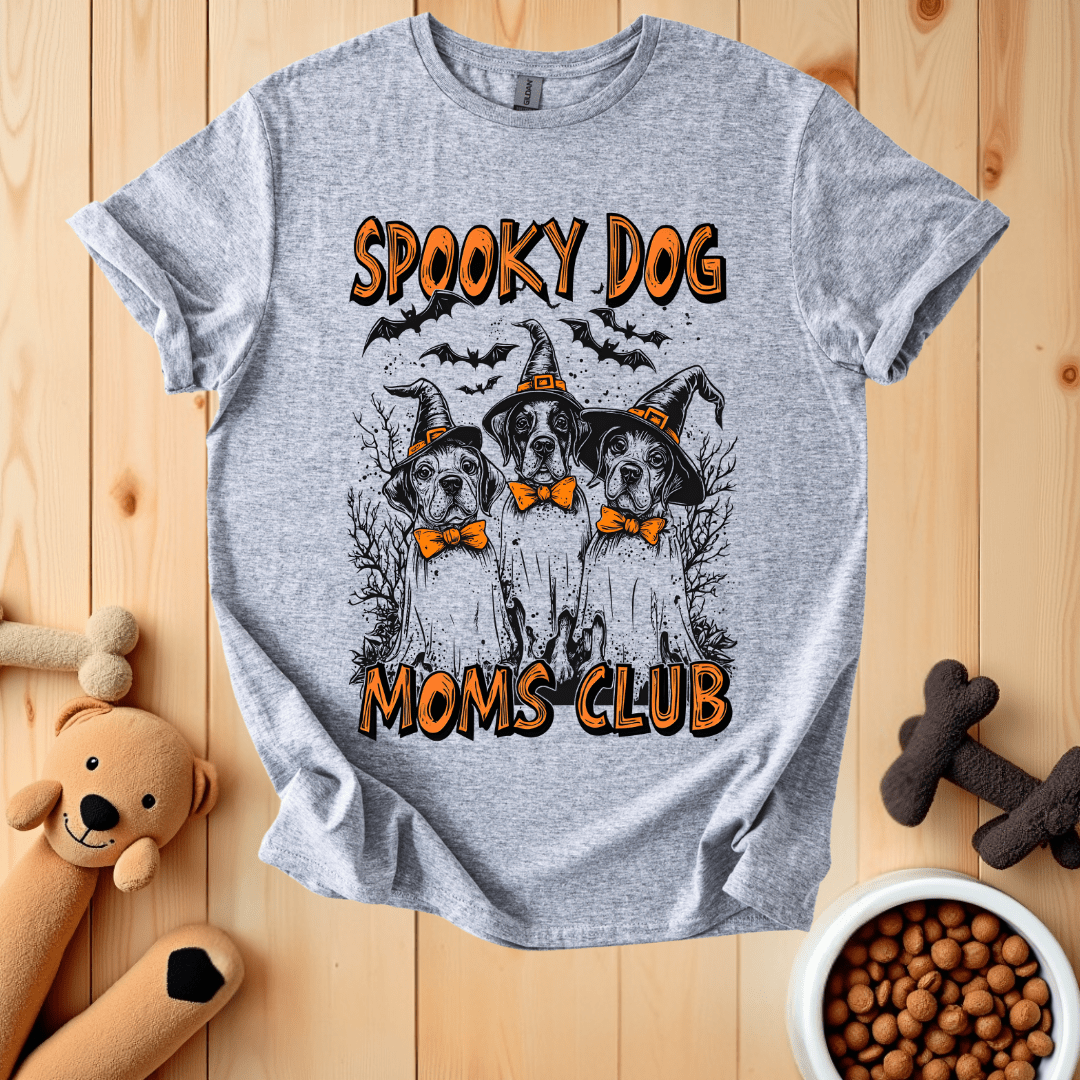 Sport Grey / S Spooky Dog Moms Club T-Shirt