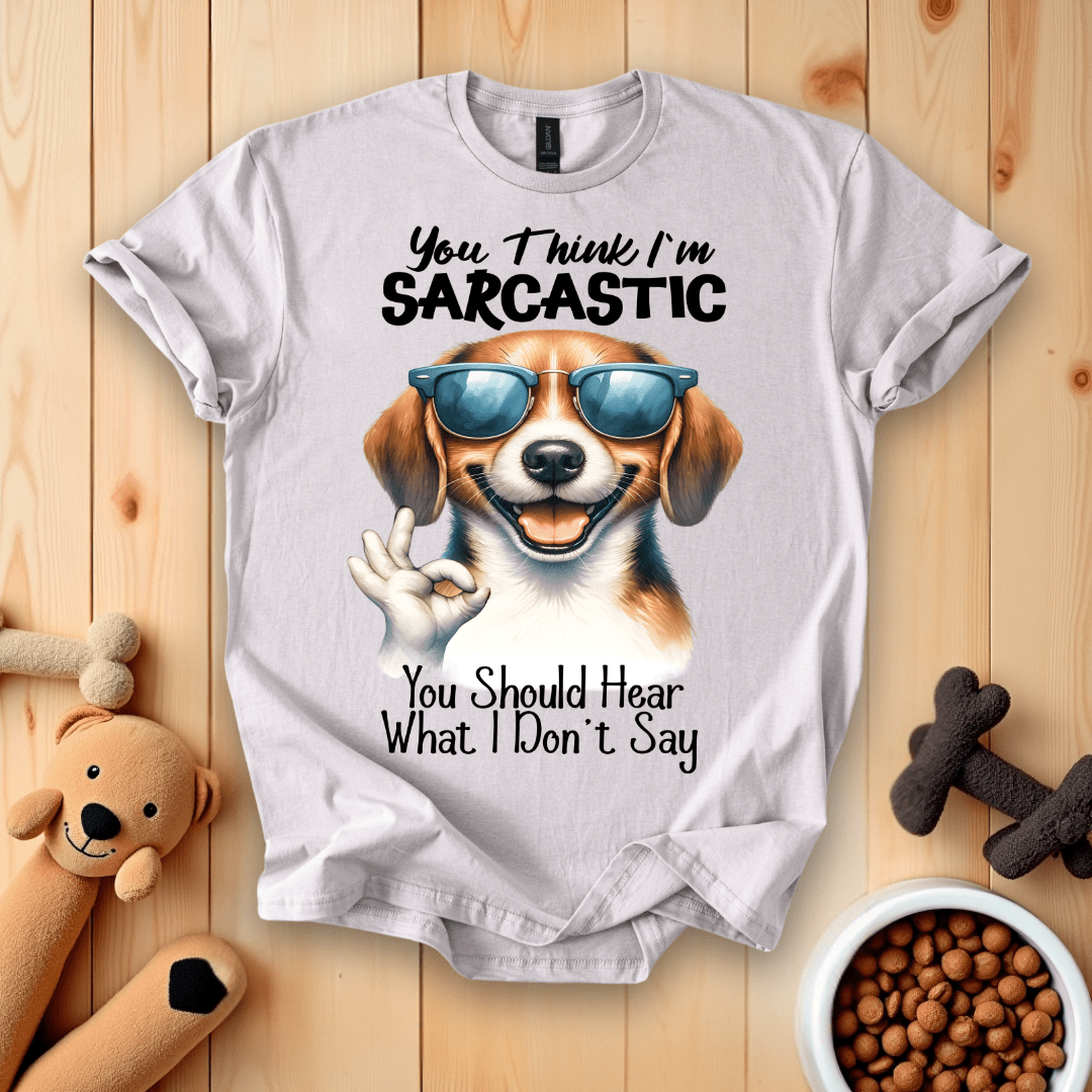 Ice Grey / S You Think I'm Sarcastic You Should Hear What I Don't Say T-Shirt