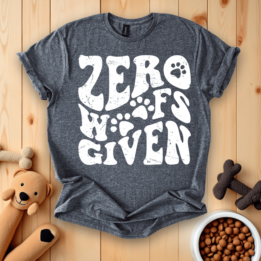 Dark Heather / S Zero Woofs Given T-Shirt