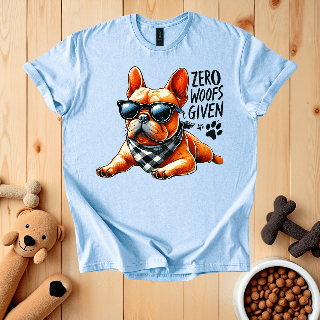 Light Blue / S Zero Woofs Given T-Shirt