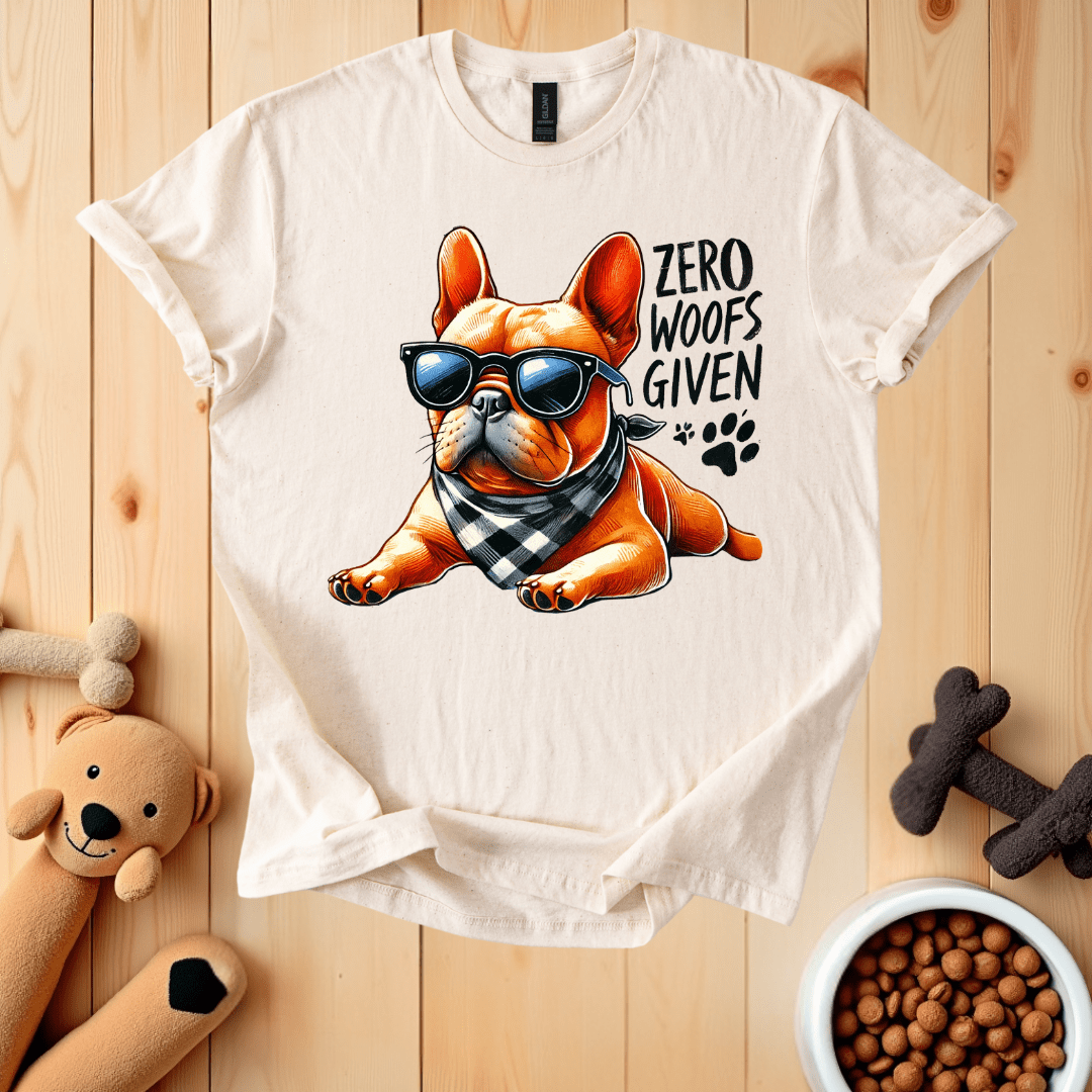 Natural / S Zero Woofs Given T-Shirt