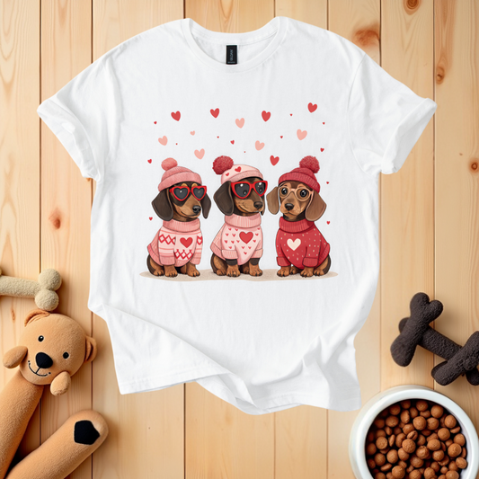 Dachshund Valentines Day T-Shirt