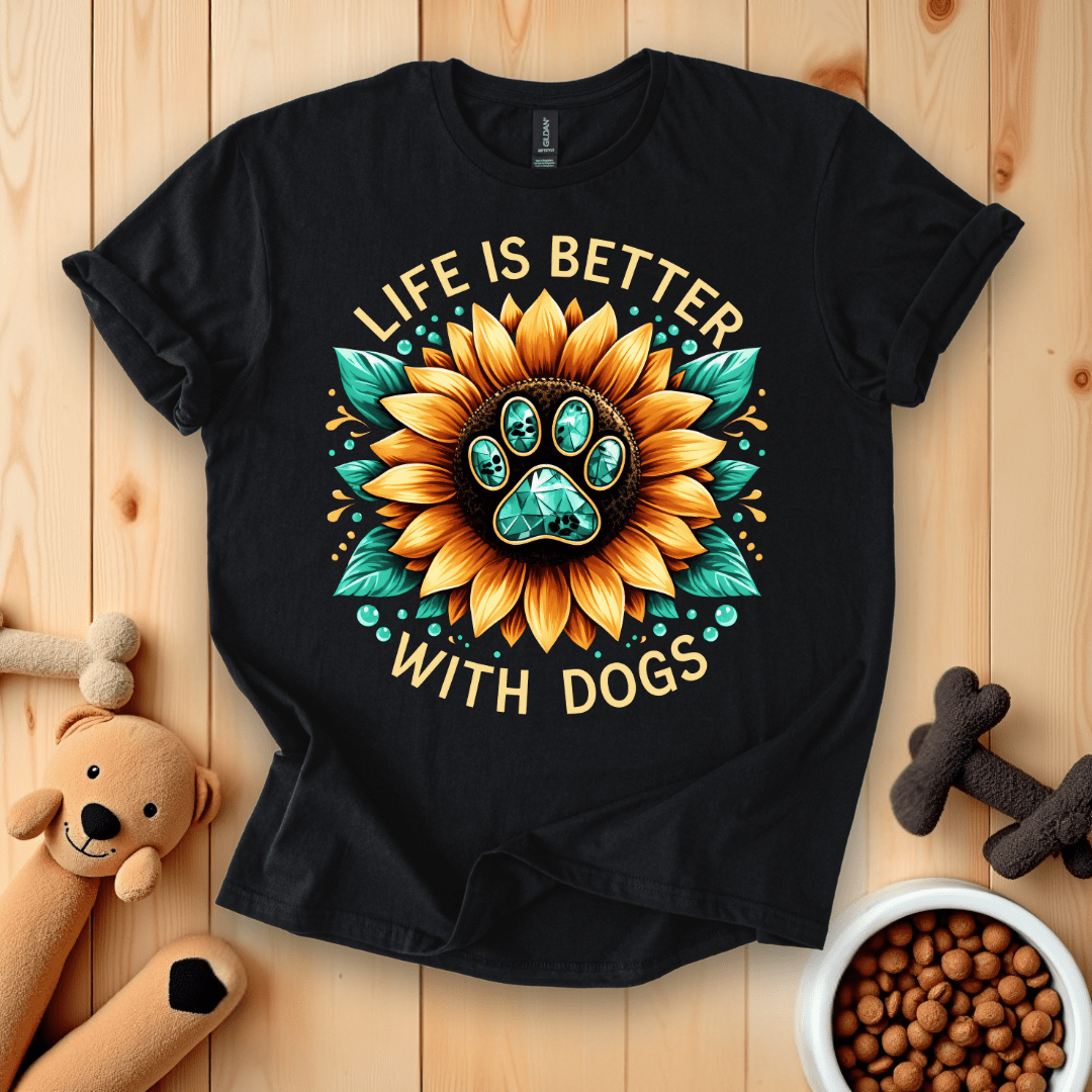 Life Is Better With Dogs T-Shirt