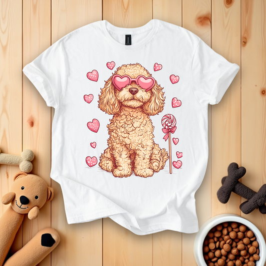 Golden Doodle Valentine's Day T-Shirt