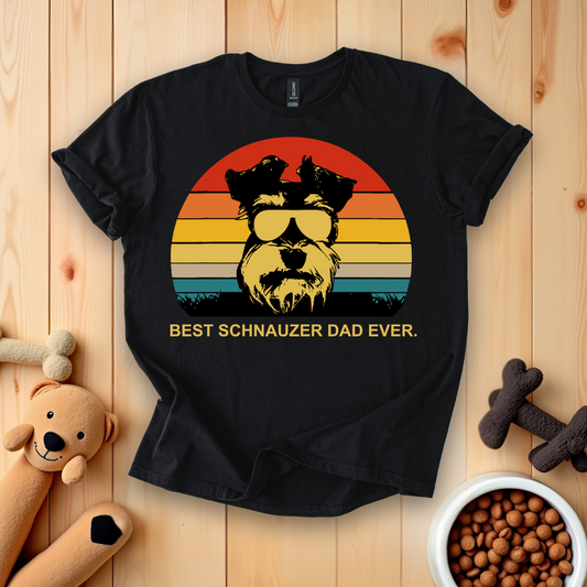 Best Schnauzer Dad Ever T-Shirt