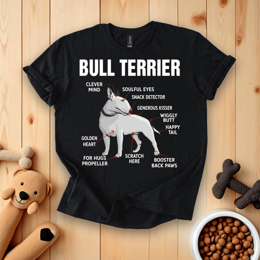 Anatomy Of A Bull Terrier T-Shirt