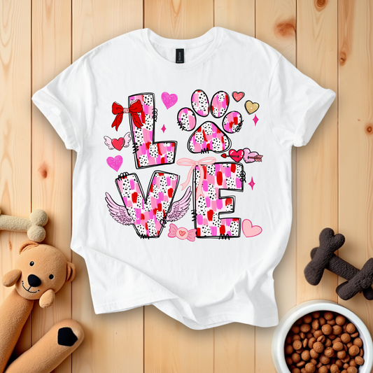 Valentines Day Dog Love T-Shirt