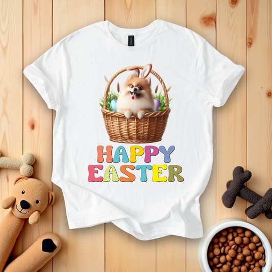 Pomeranian Dog - Happy Easter T-Shirt