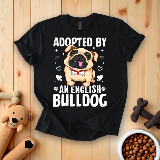 Adopted By An English Bulldog T-Shirt