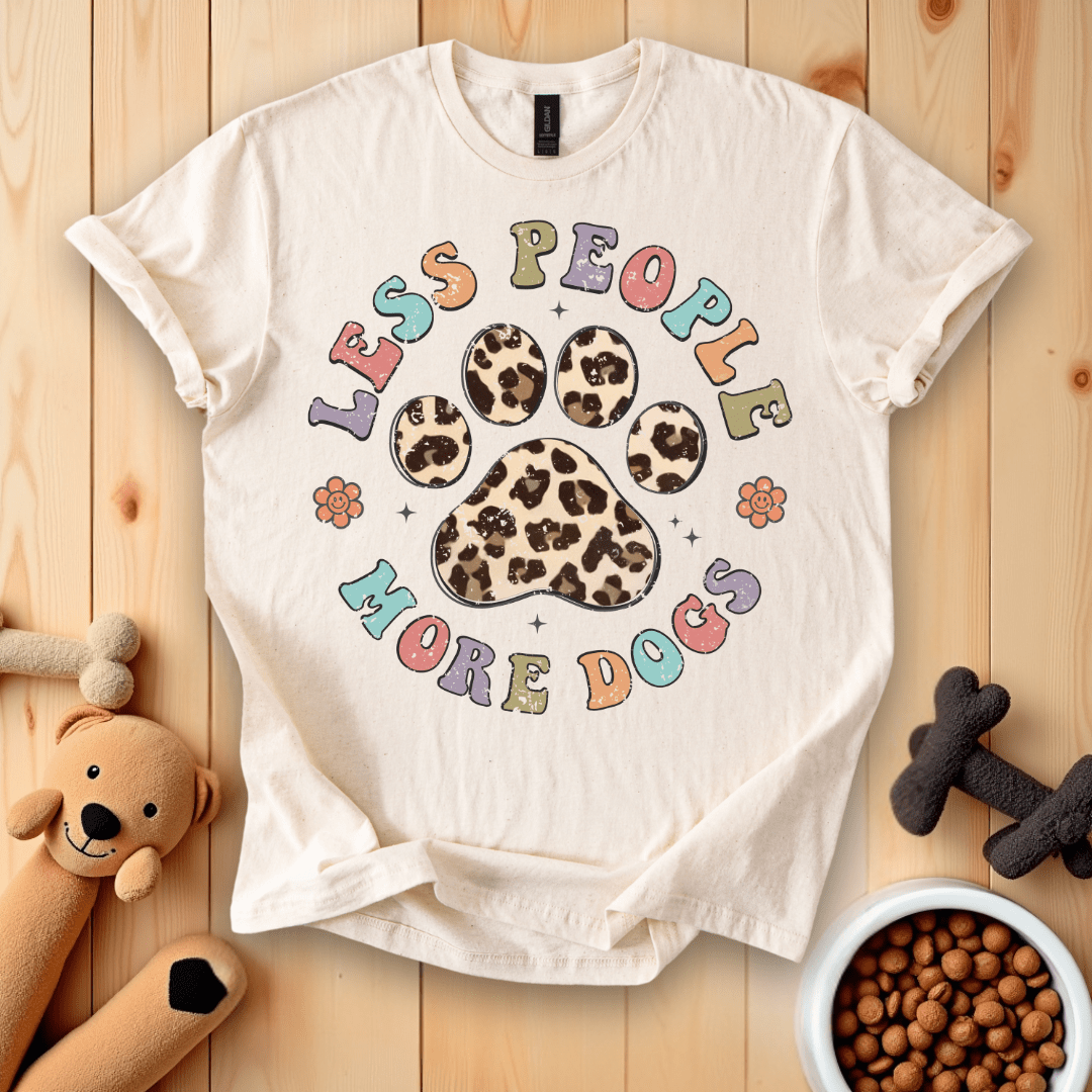 Less People More Dogs T-Shirt