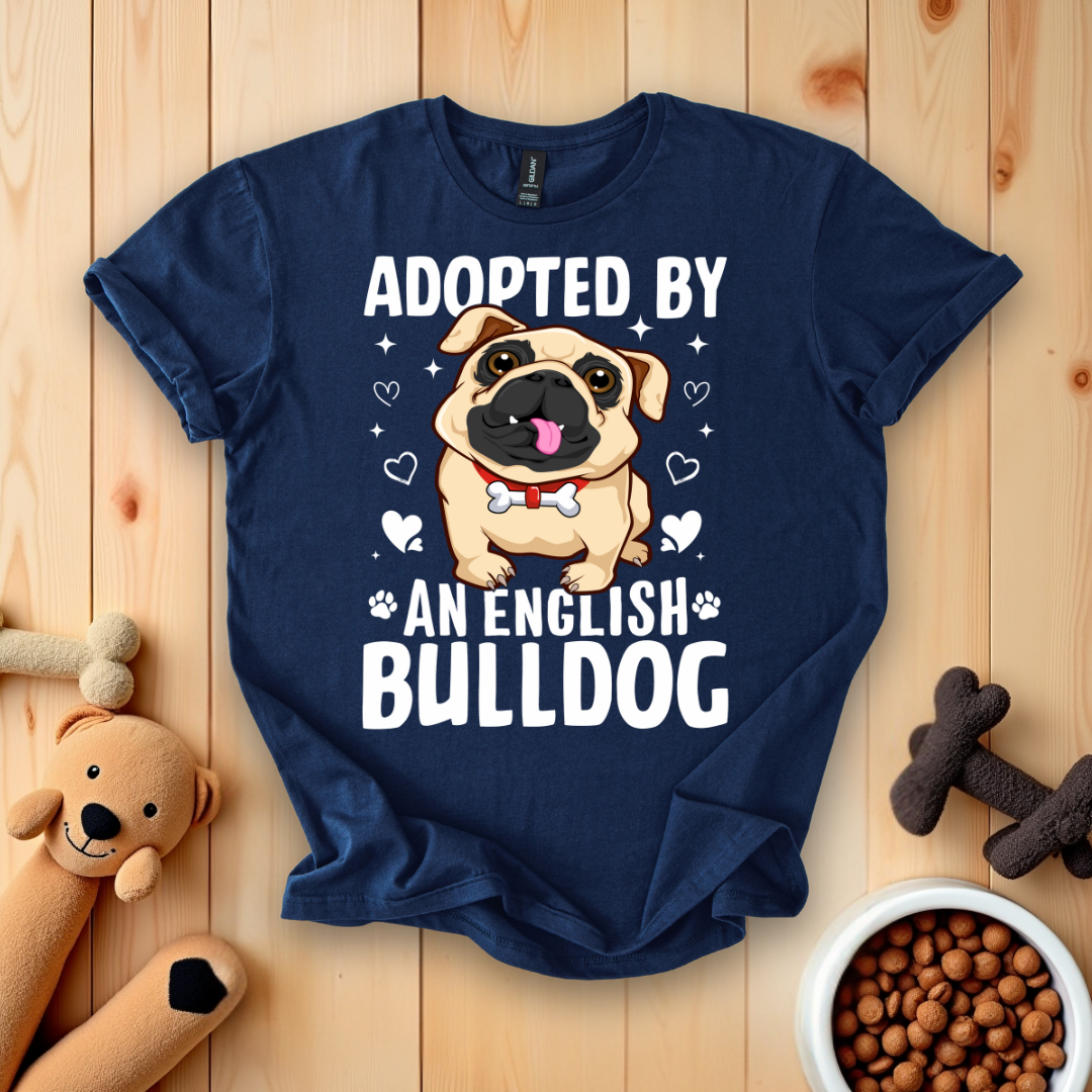Adopted By An English Bulldog T-Shirt