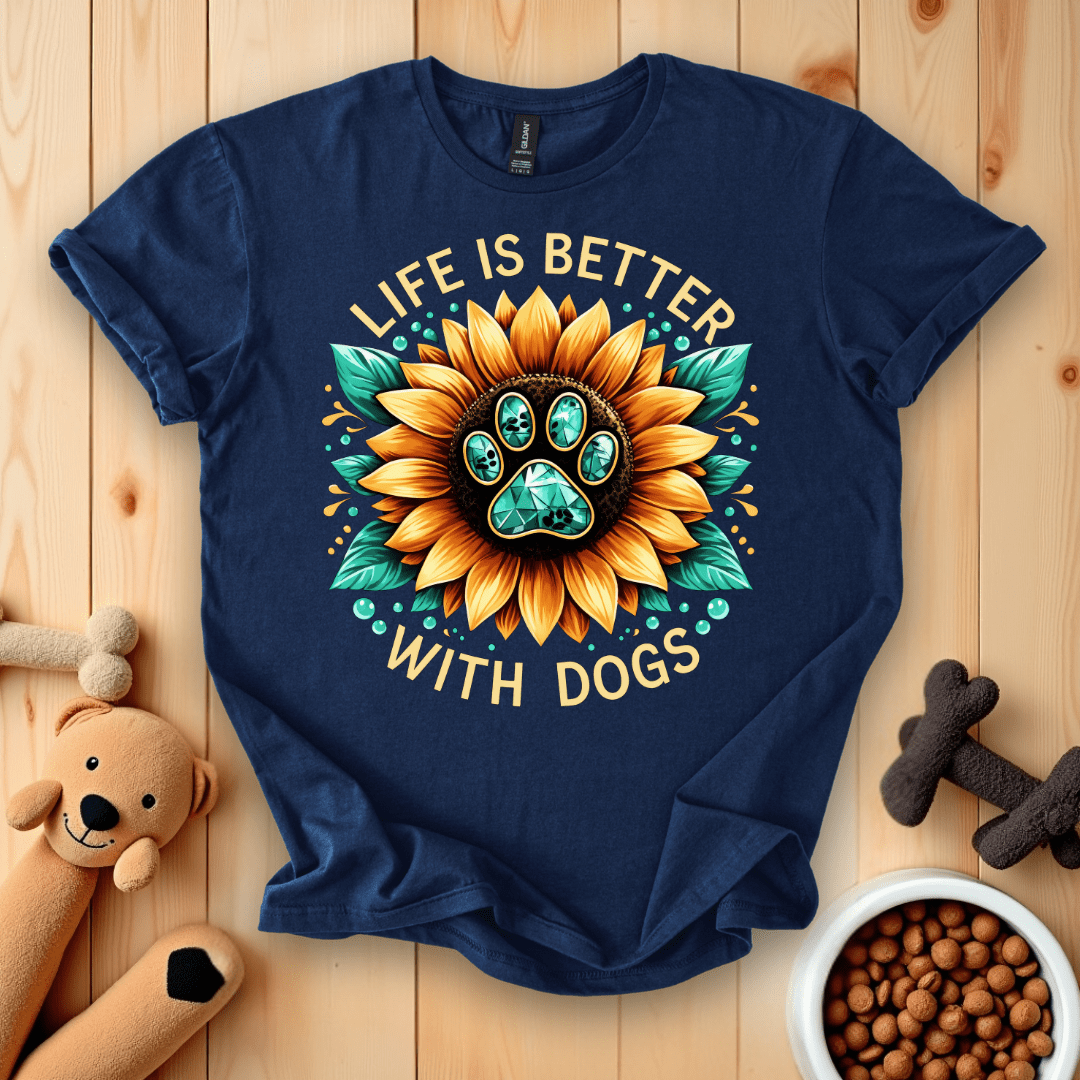 Life Is Better With Dogs T-Shirt