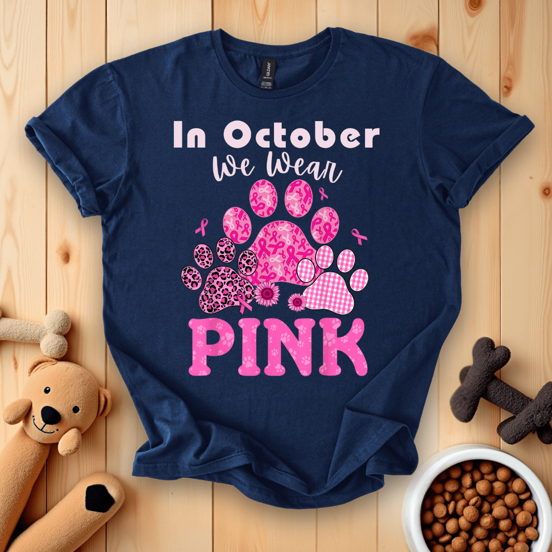 In October We Wear Pink T-Shirt