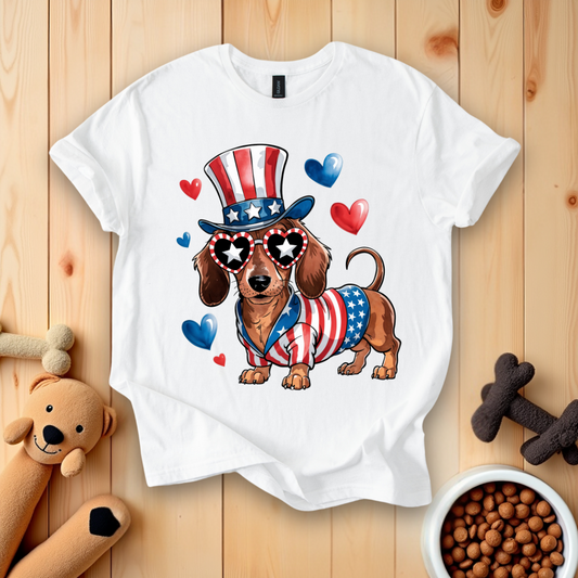 Patriotic Dachshund T-Shirt