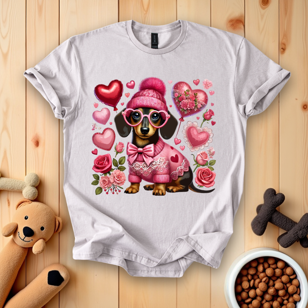 Dachshund Valentines Day T-Shirt