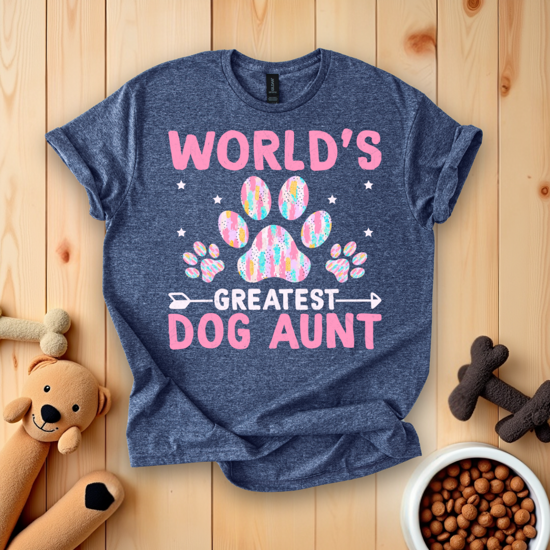 World's Greatest Dog Aunt T-Shirt