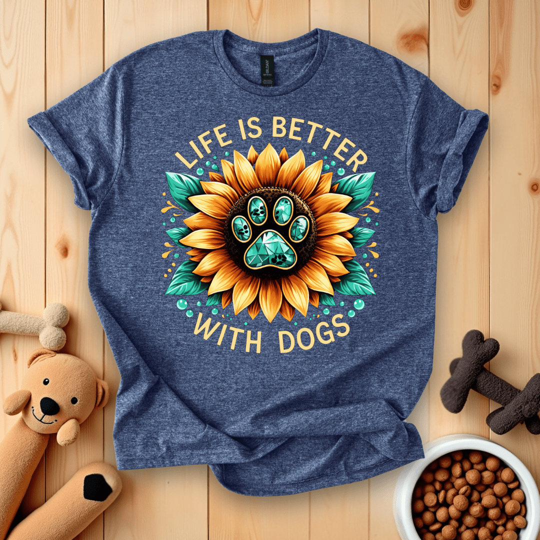 Life Is Better With Dogs T-Shirt